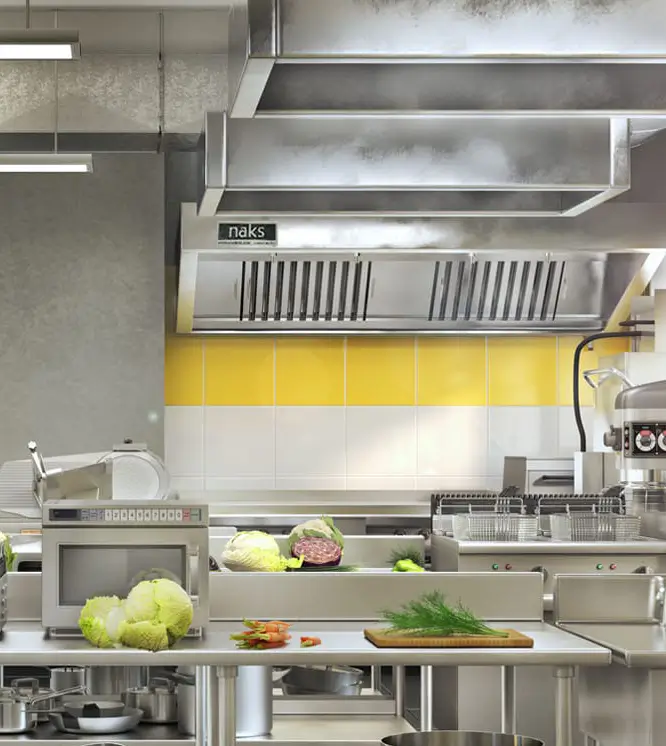 NAKS Inc badge logo for ventilation and kitchen hood products