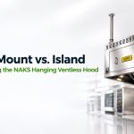 NAKS hanging ventless hood with wall-mount versus island configuration article title